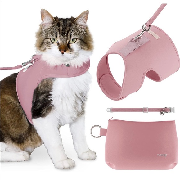 Romp Cat Harness, Collar & Leash Set. - Picture 2 of 5